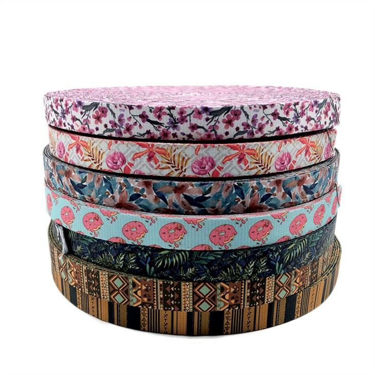 Webbing imprès per a collarets de gos
