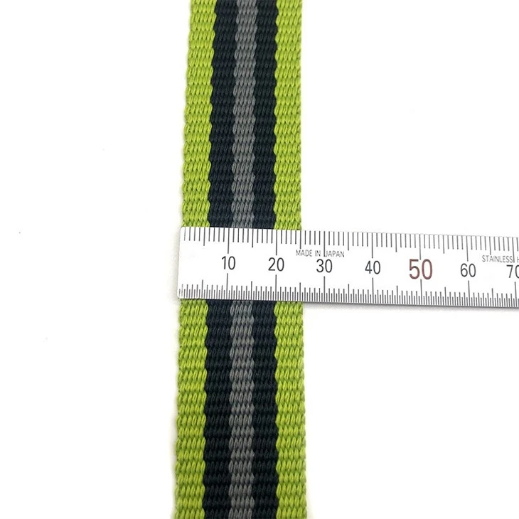Customizable Plain Striped Webbing